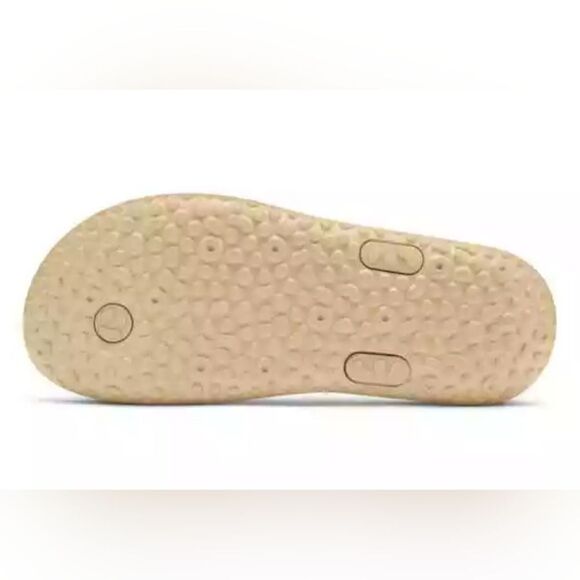 ALLBIRDS Sugar Zeffer Unisex Cushioned Beach Flip Flop Washable Lux Beige W10/M8 - Picture 4 of 6